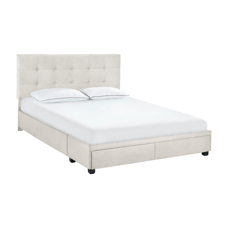 ACH Bedroom King Storage Bed in Fog D403-296-1