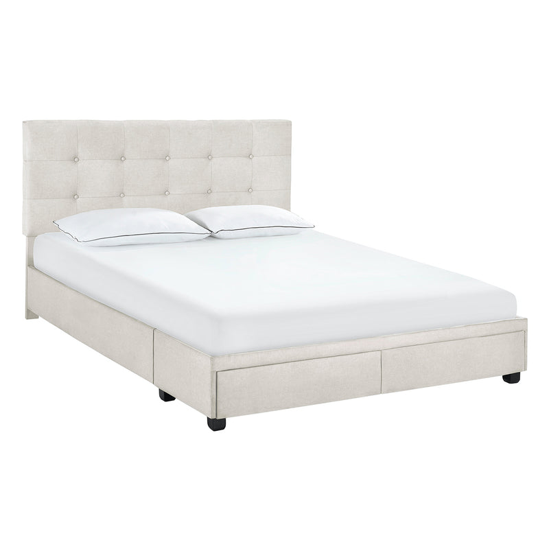 ACH Bedroom Queen Storage Bed in Fog DS-D403-295-1