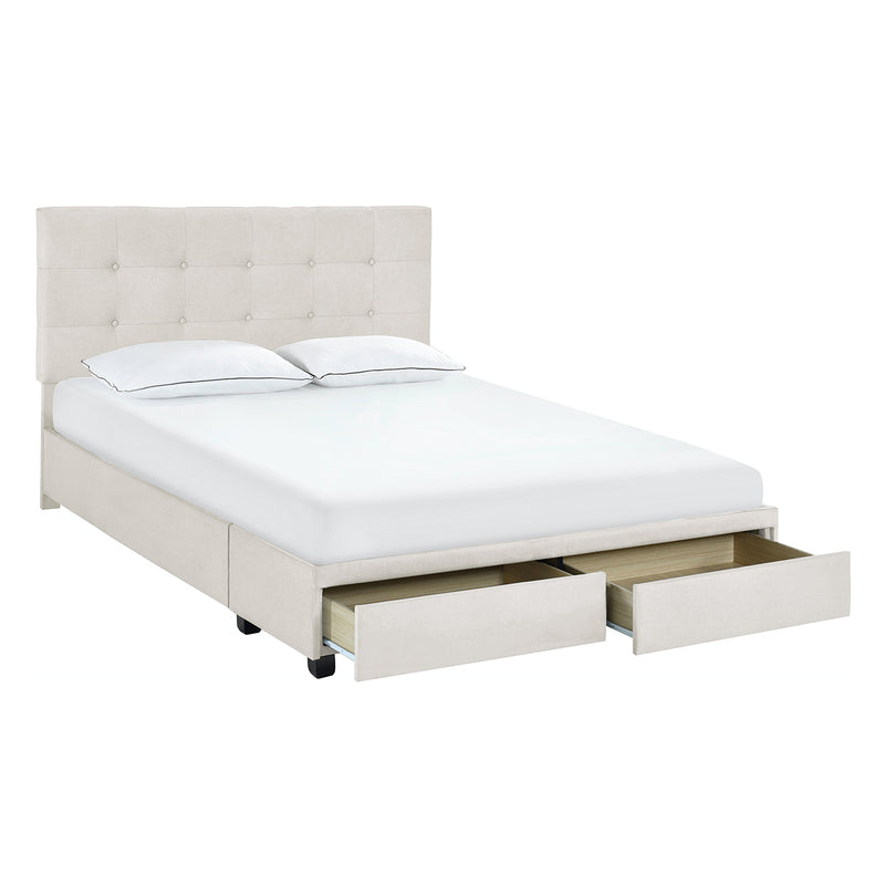 ACH Bedroom Queen Storage Bed in Fog DS-D403-295-1