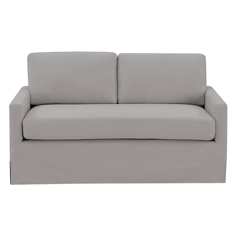 ACH Living Room Modern Slipcover Style Sofa in Storm Gray DS-D272-701-1