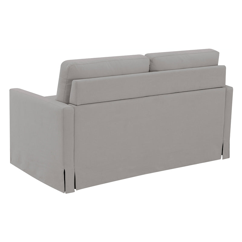 ACH Living Room Modern Slipcover Style Sofa in Storm Gray DS-D272-701-1