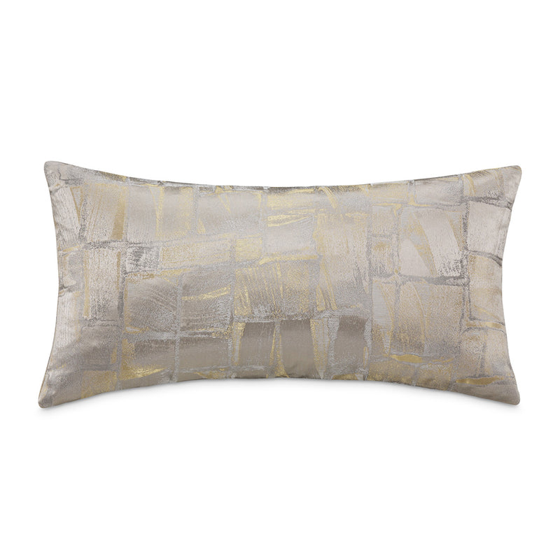 Glamtastic Ferrara Platinum Square Decorative Pillow (Set of 2)