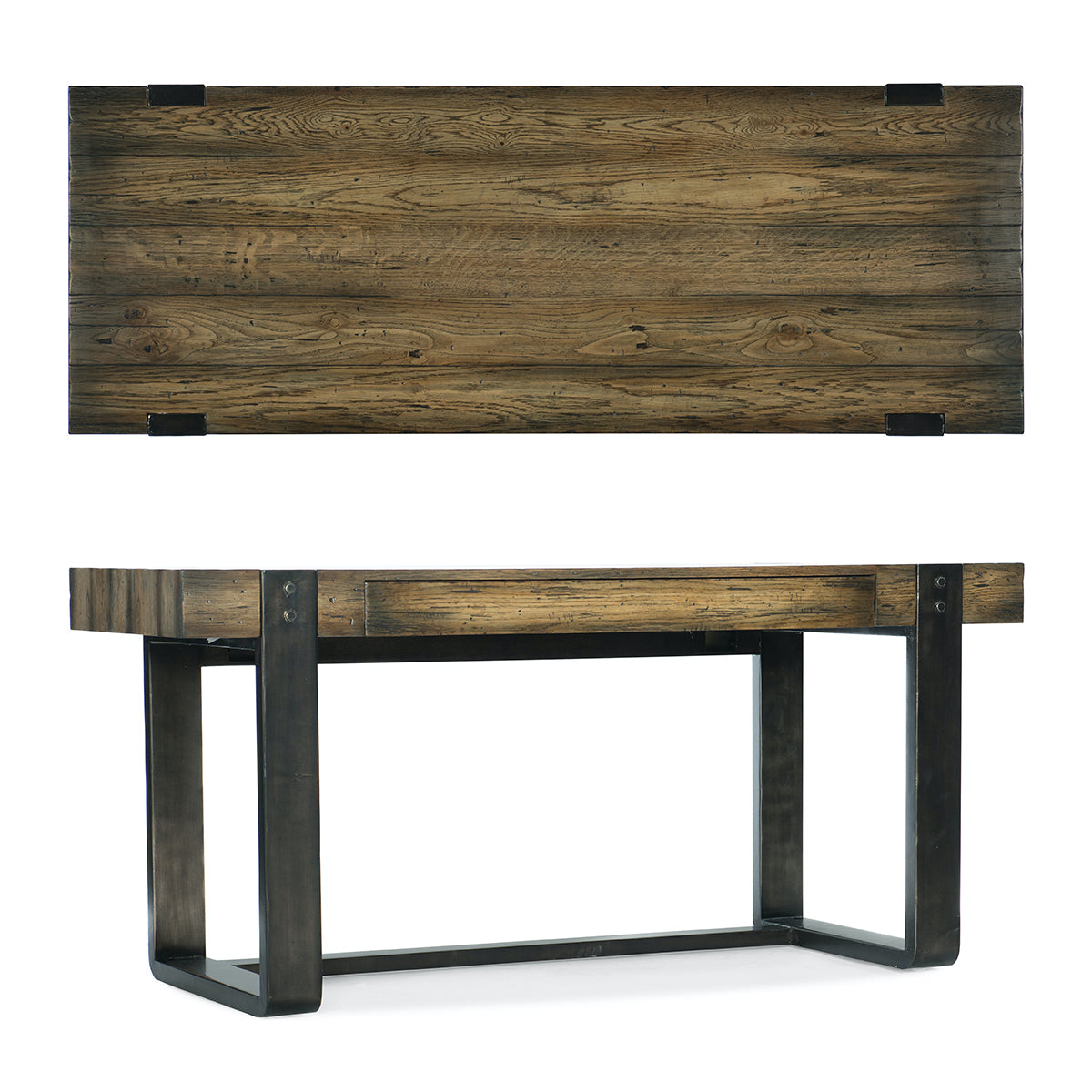 Hooker crafted shop leg desk