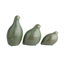 Decorative Partridge Birds Family Statues (Set of 3)