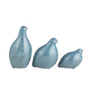 Decorative Partridge Birds Family Statues (Set of 3)