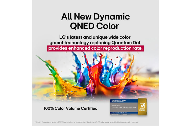 65 inch LG QNED AI QNED82 4K Smart TV AI Magic remote HDR10 webOS25 2025