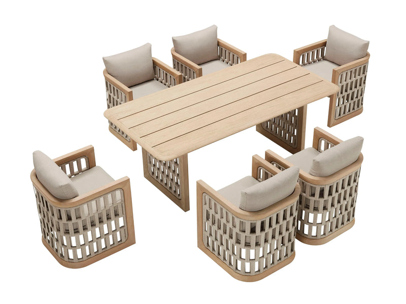Riva Outdoor Dining Set (6 Seater)