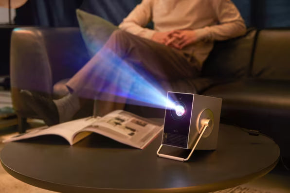 LG CineBeam Q 4K UHD Smart Portable Laser Projector