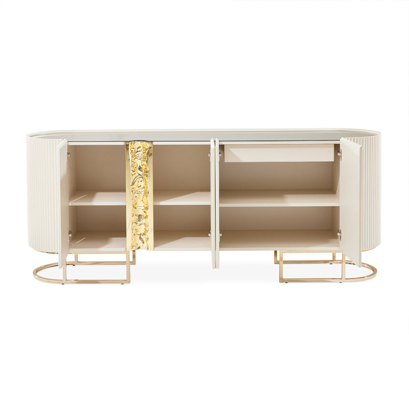 Lisbon Console Table with Mirror