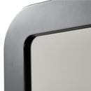 Lisbon Console Table with Mirror Silken Matte Black