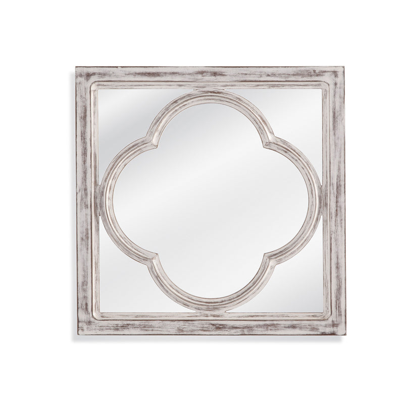 M4088 Sutter Distressed White Wall Mirror