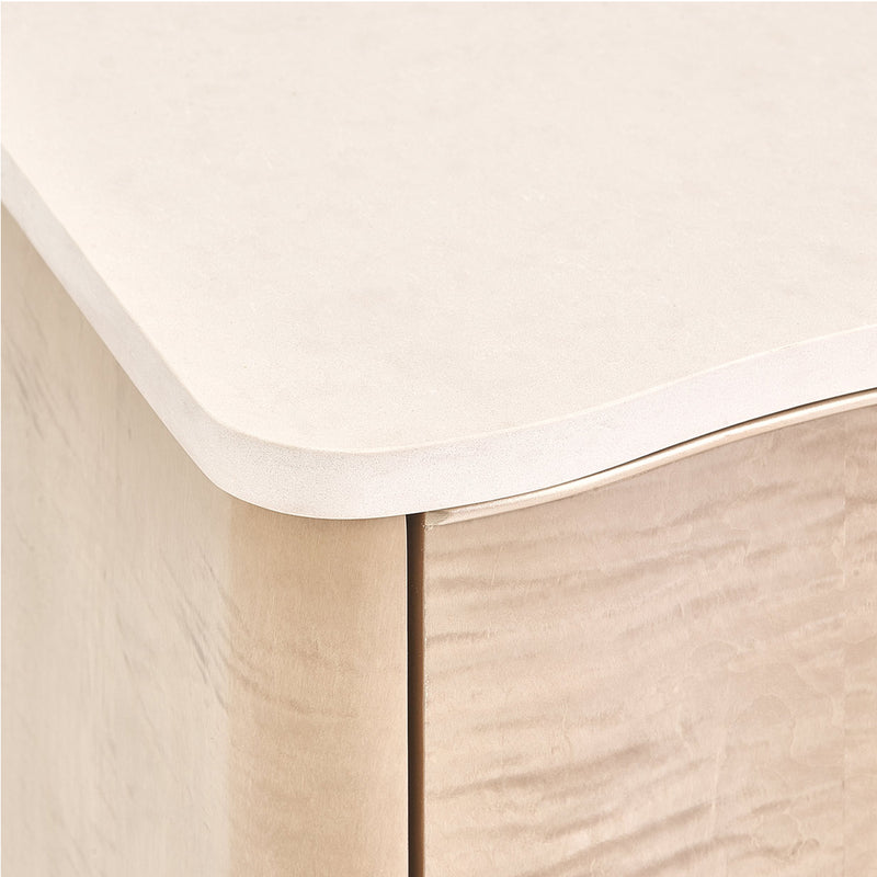 Malibu Crest - Scalloped Bed without Mattress