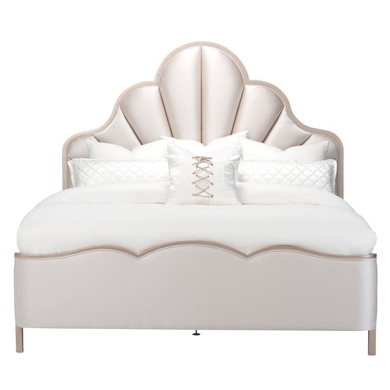 Malibu Crest - Scalloped Bed without Mattress