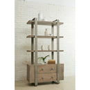 Pulaski Furniture Home Office Industrial Contemporary Book Shelf P301028