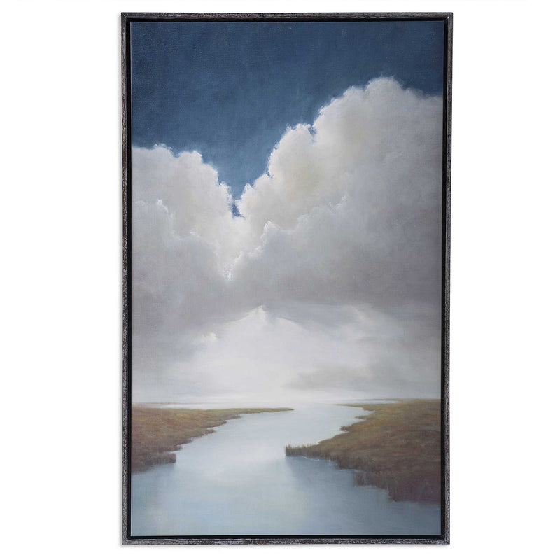 R32255 Low Country Painting Framed Canvas