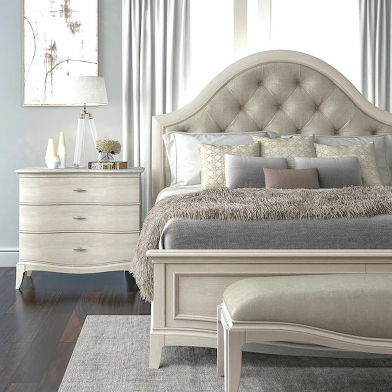 Starlite Ivory-3 Drawer Night Table