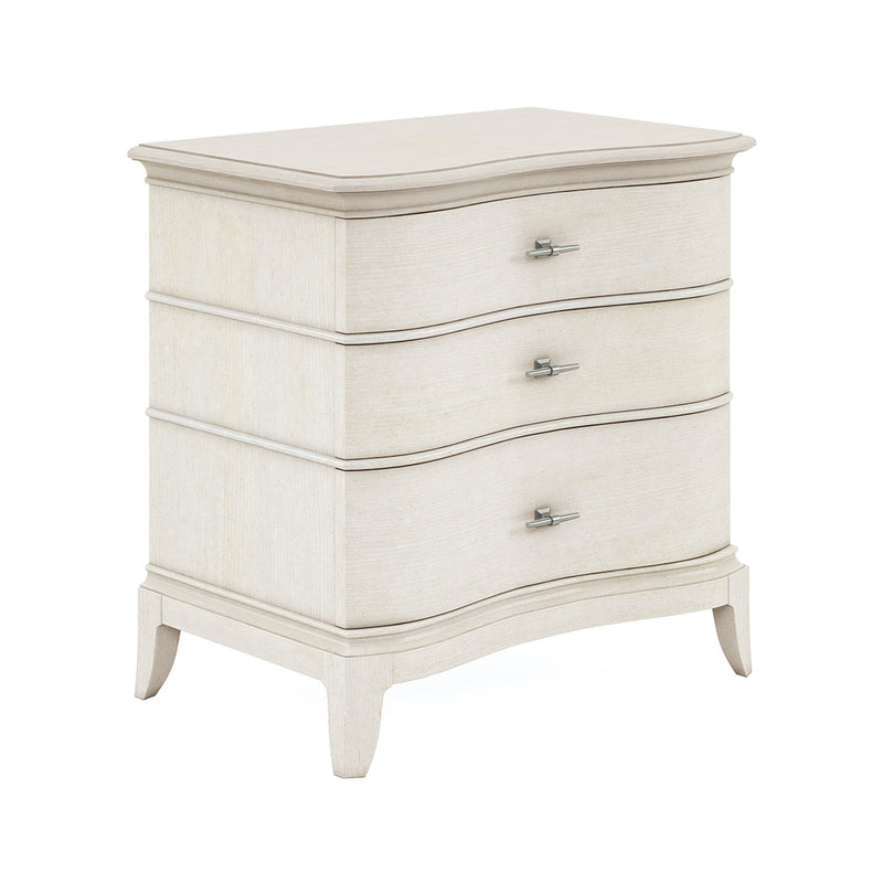 Starlite Ivory-3 Drawer Night Table
