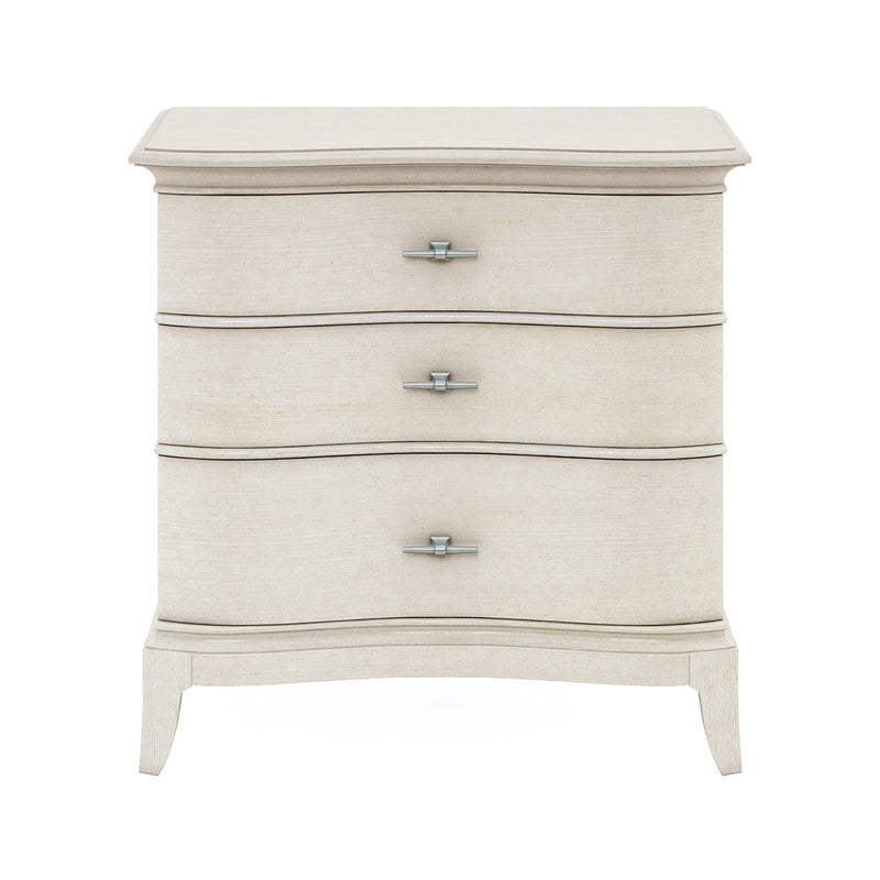 Starlite Ivory-3 Drawer Night Table