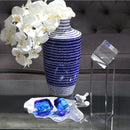 12595-01 Silver Resin Ginkgo Leaf Plate (Set of 2) - Nabco Furniture Center