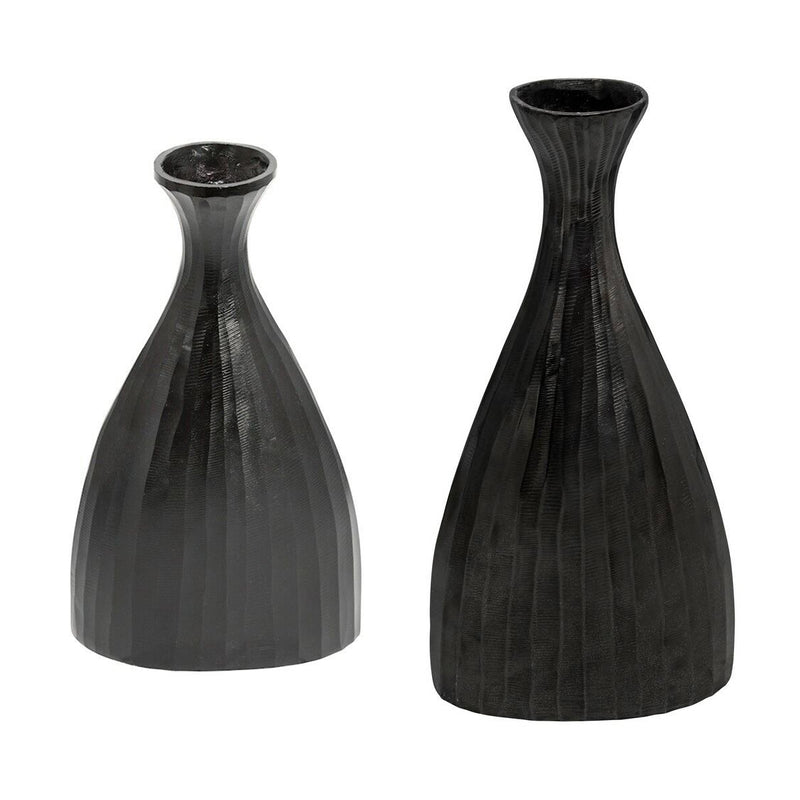 15607-02/15608-02 Ridged Vase (Set of 2)
