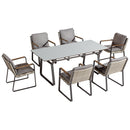 2041720 Clark Outdoor Dining Set 6 Seater - Nabco Furniture Center