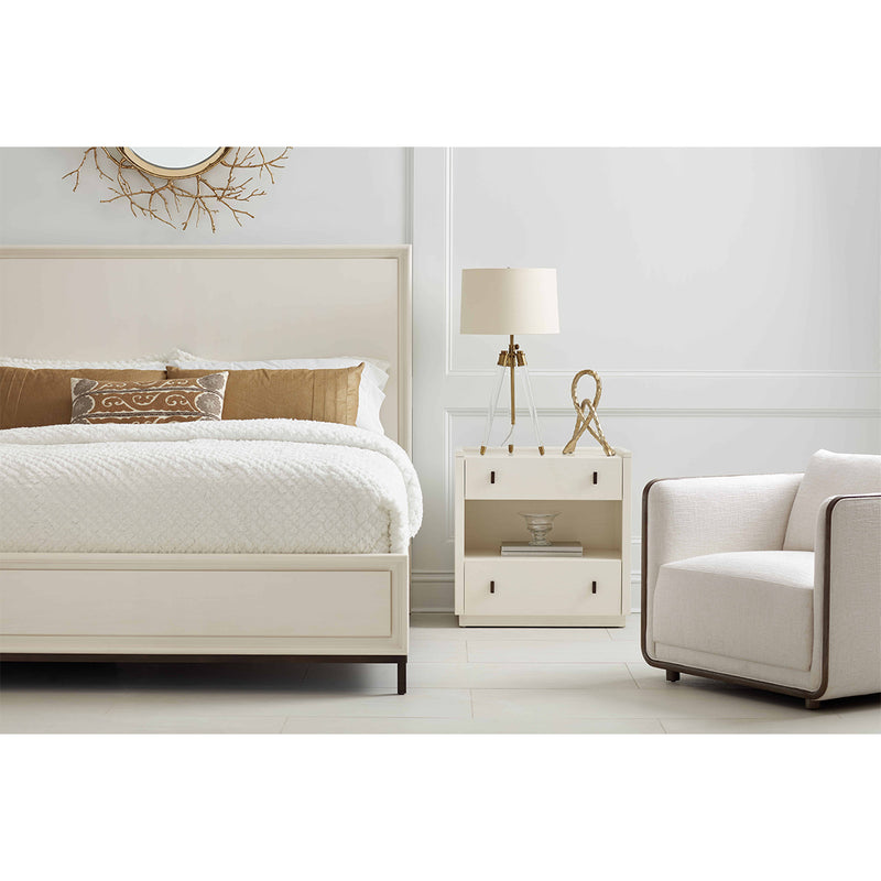 289136-1040 Blanc Bed without Mattress