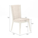 289206-1017 Blanc Upholstered Back Side Chair - Nabco Furniture Centre
