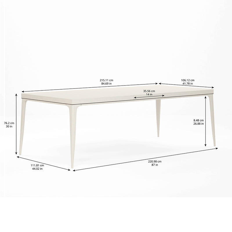 289220-1040 Blanc Rectangular Dining Table