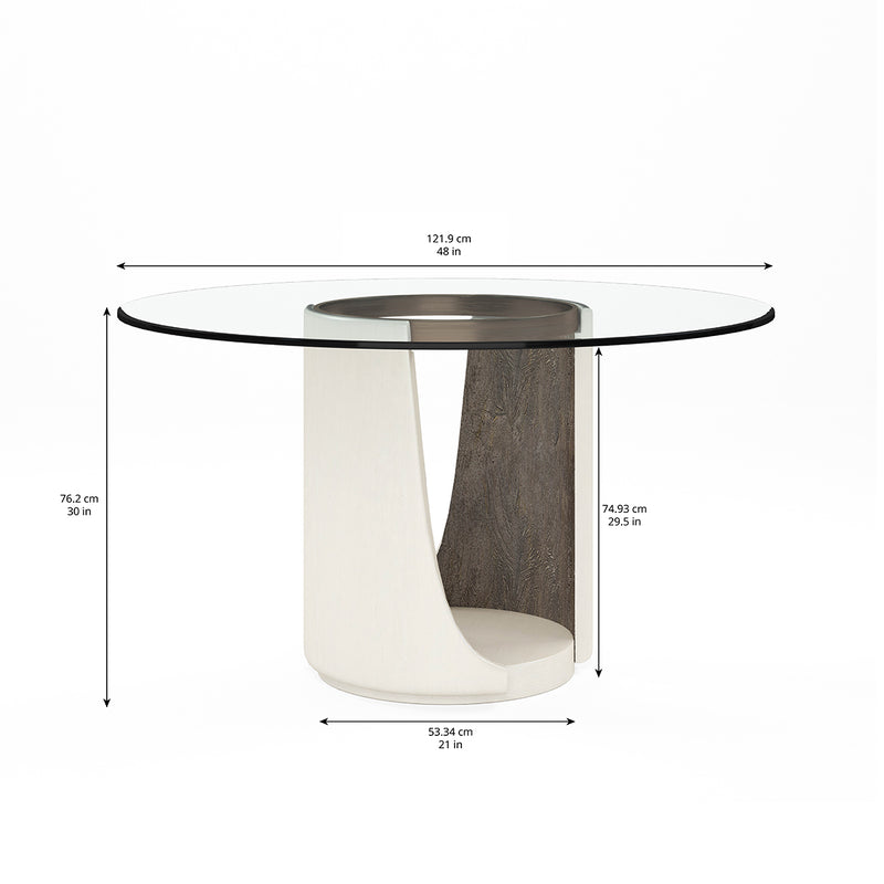 289225-1040 Blanc Round Dining Table