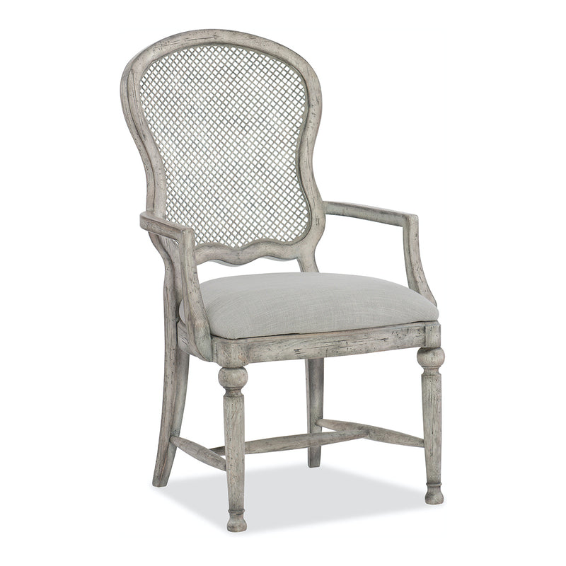 5750-75401 Boheme Gaston Metal Back Arm Chair - Nabco Furniture Center