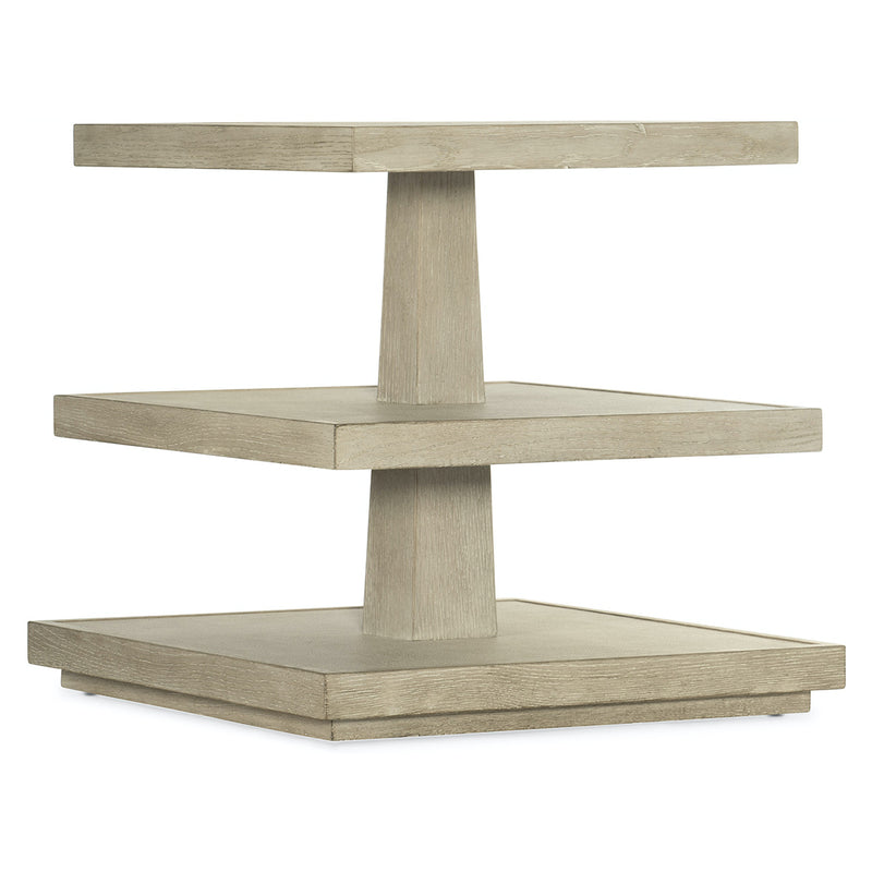 6120-80116-80 Cascade Burlap Side Table - Nabco Furniture Center