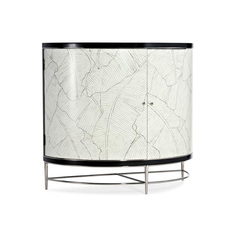 638-85498 Melange - Collins Demilune Cabinet