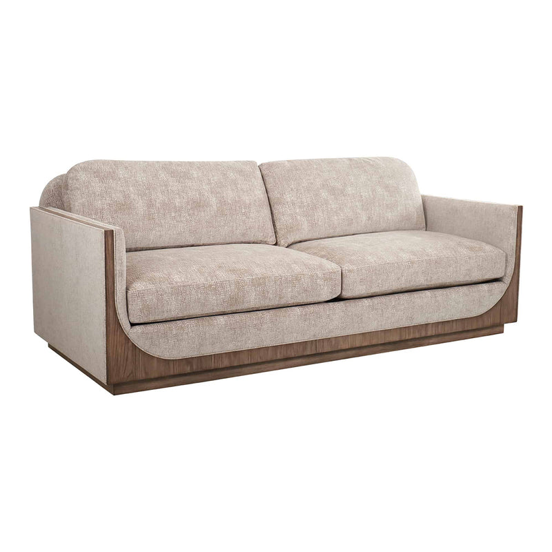 763501-5354FN Bastion Three Seater Sofa H-Silver