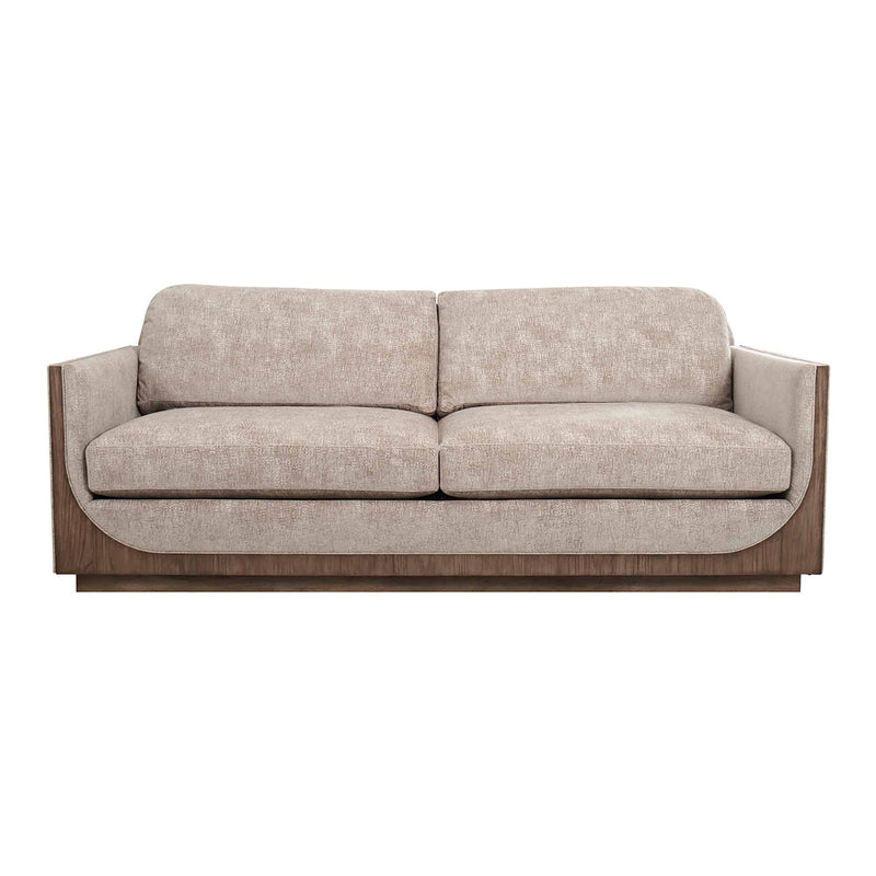 763501-5354FN Bastion Three Seater Sofa H-Silver