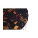 8100-LR-220 Brenner Round Side Table Printed Glass - Nabco Furniture Center