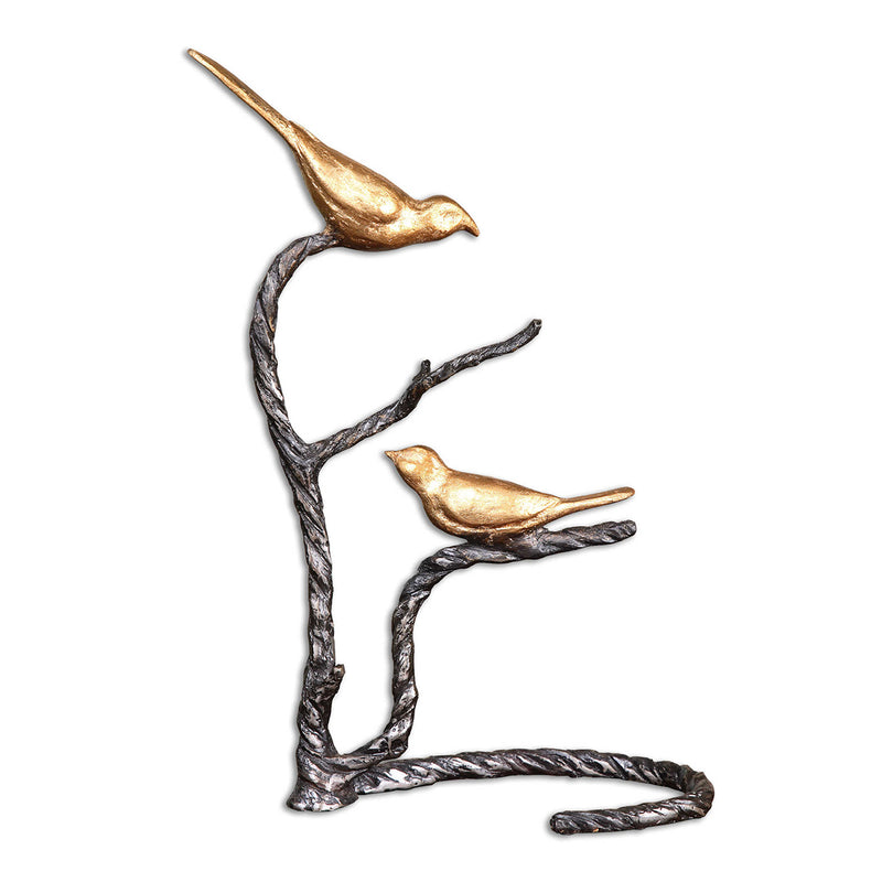 Birds on a Limb Sculpture - Nabco Furniture Center