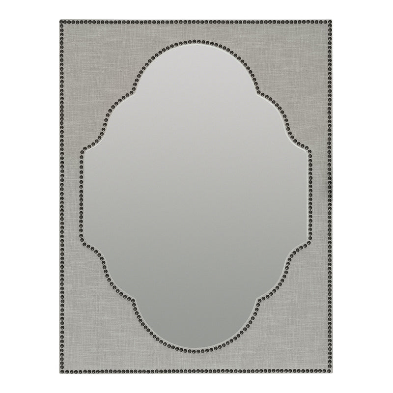 Boheme Nourmand Linen Wrapped Mirror - Nabco Furniture Center