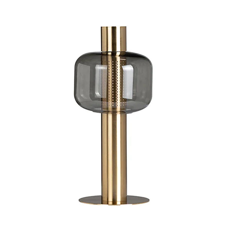 Elon Sleek Pierced Column Table Lamp