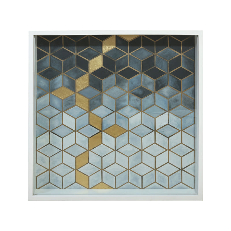 Painting - Pixelated Geometry II - ELK Home