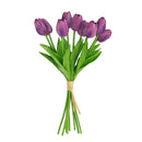 F29612 Purple Faux Tulip (9pcs) - Nabco Furniture Center