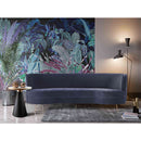 TOV-L6306 Flare Dark Grey Velvet Three Seater Sofa - Nabco Furniture Center