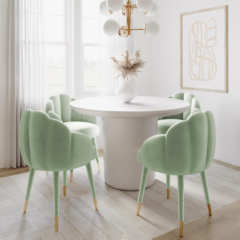 Gardenia Moss Green Dining Side Chair - Nabco Furniture Center