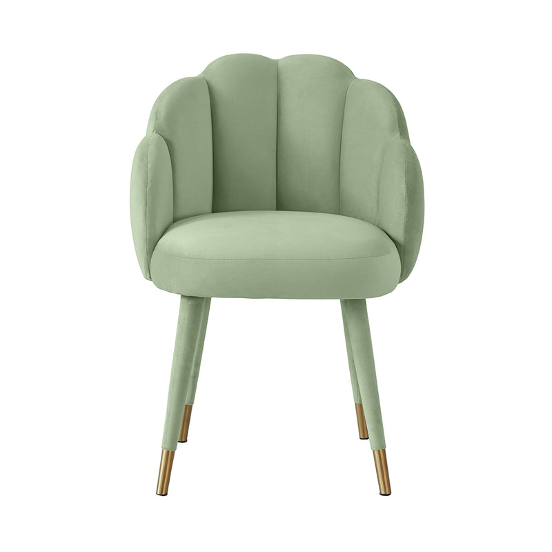 Gardenia Moss Green Dining Side Chair - Nabco Furniture Center