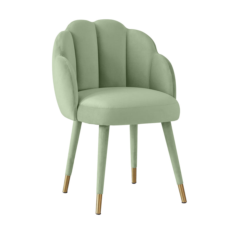 Gardenia Moss Green Dining Side Chair - Nabco Furniture Center