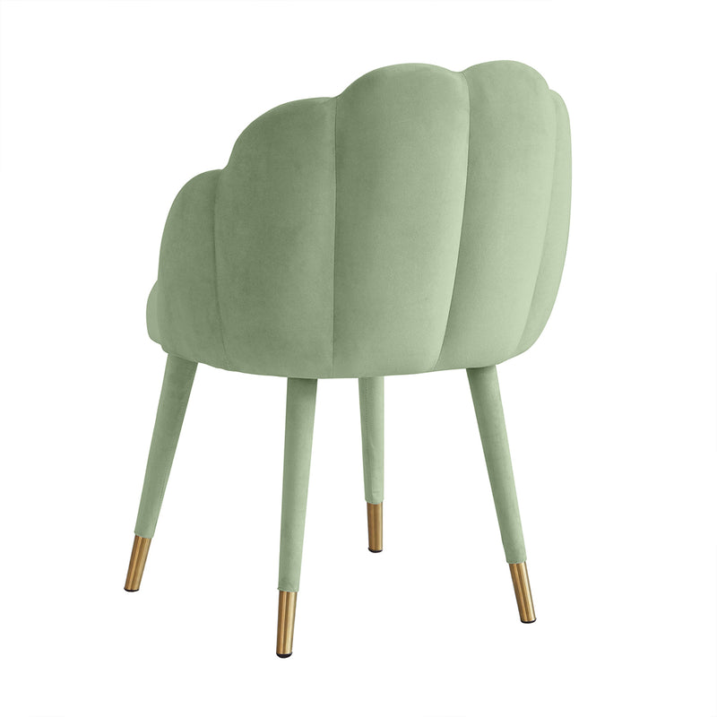 Gardenia Moss Green Dining Side Chair - Nabco Furniture Center