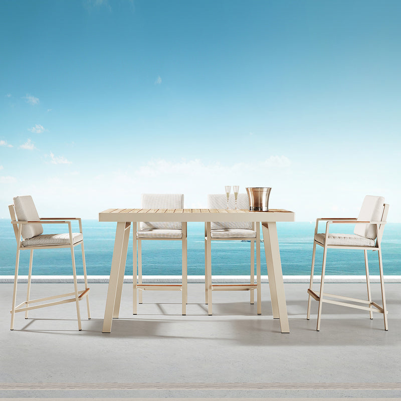 6801160 Outdoor Bar Set 6 Seater (BT1+BC6) - Nabco Furniture Center