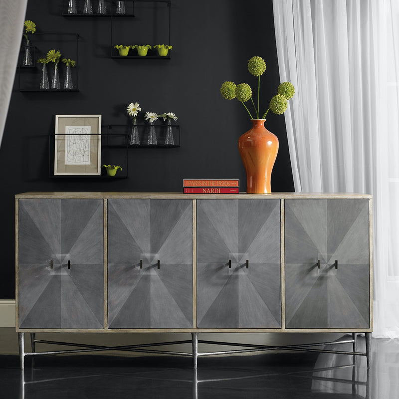 Melange Zola Four-Door Sideboard - Nabco Furniture Center