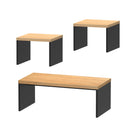 Oak Wood Set Table (CT+ET+ET) - Nabco