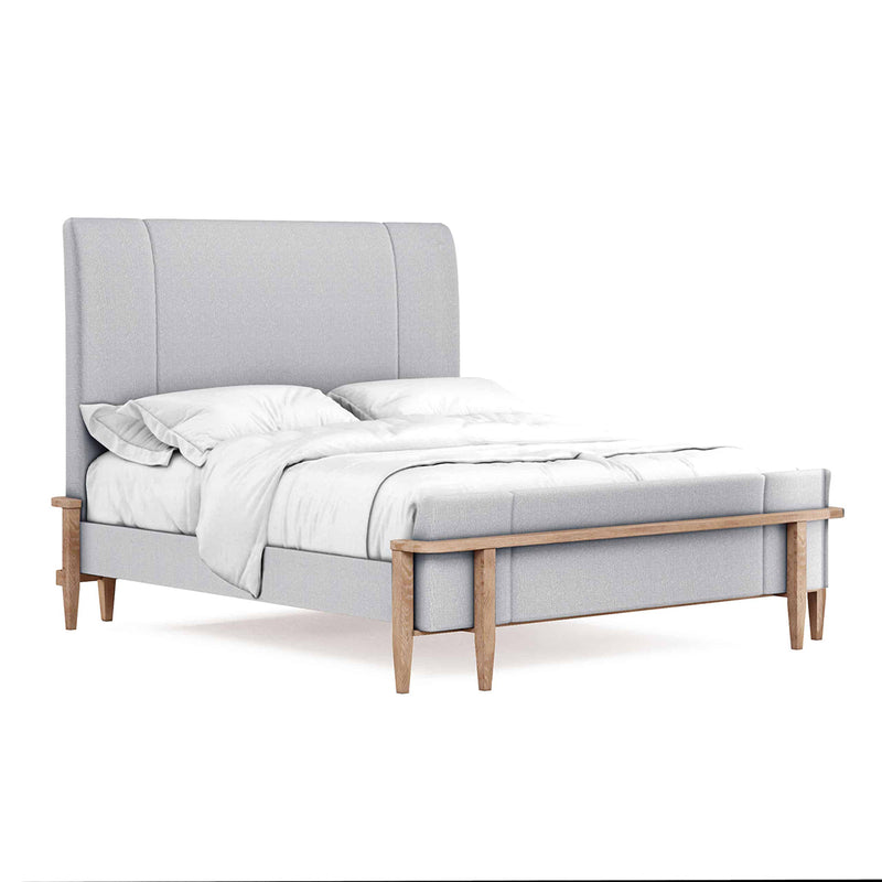 Post Upholstered Bed without Mattress