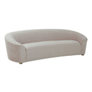 TOV-L68114 Serenity Blush Velvet Three Seater Sofa - Nabco Furniture Center